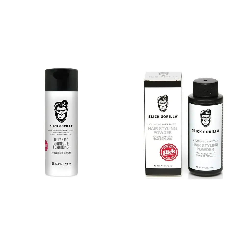 Slick Gorilla Rutina de Peinado — Pack 2 Piezas