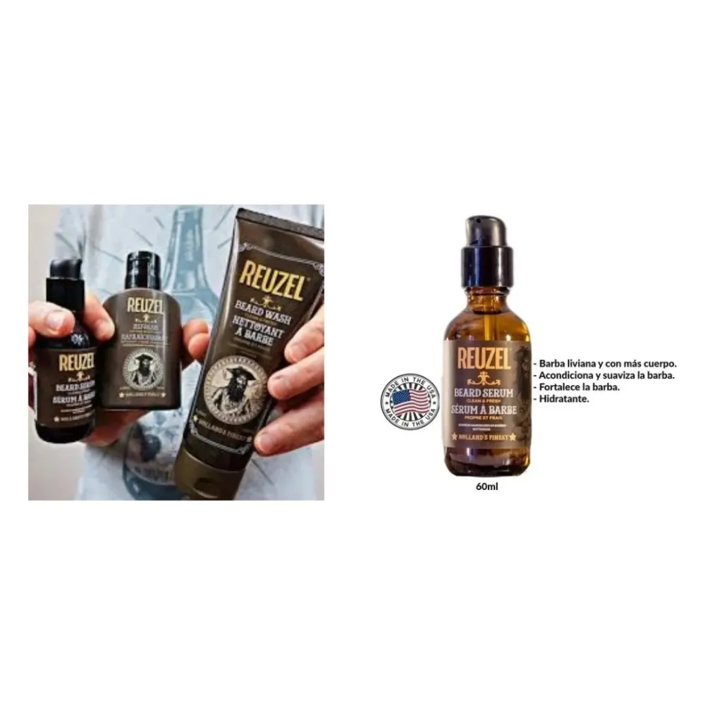 Reuzel Rutina de Barba — Pack 2 Piezas