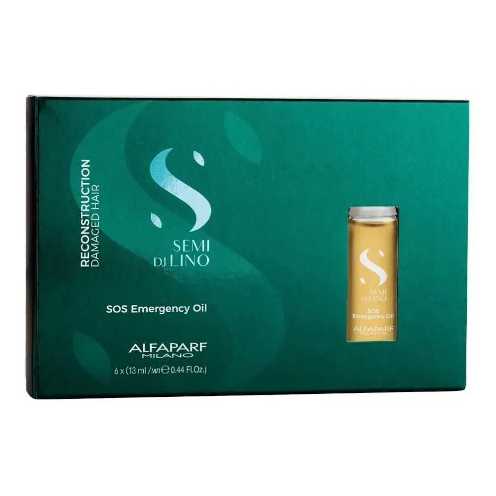 Tratamiento Cabello Alfaparf Aceite Emergencia 6 Ampollas