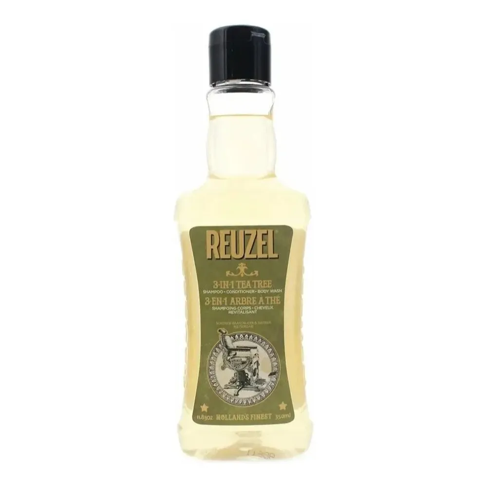Reuzel Shampoo 3 en 1 Tea Tree Árbol de Té 350 ml