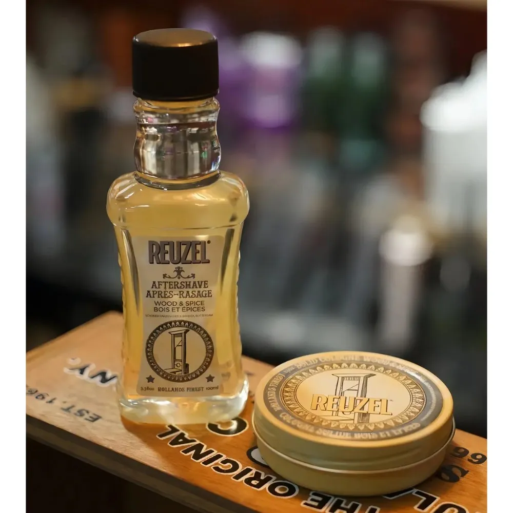 Reuzel Wood & Spice Aftershave Loción Después de Afeitar 100 ml
