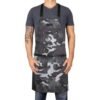 Mandil Para Barbero Profesional Resistente Agua Stylecraft Color Gris Camuflaje Camuflado