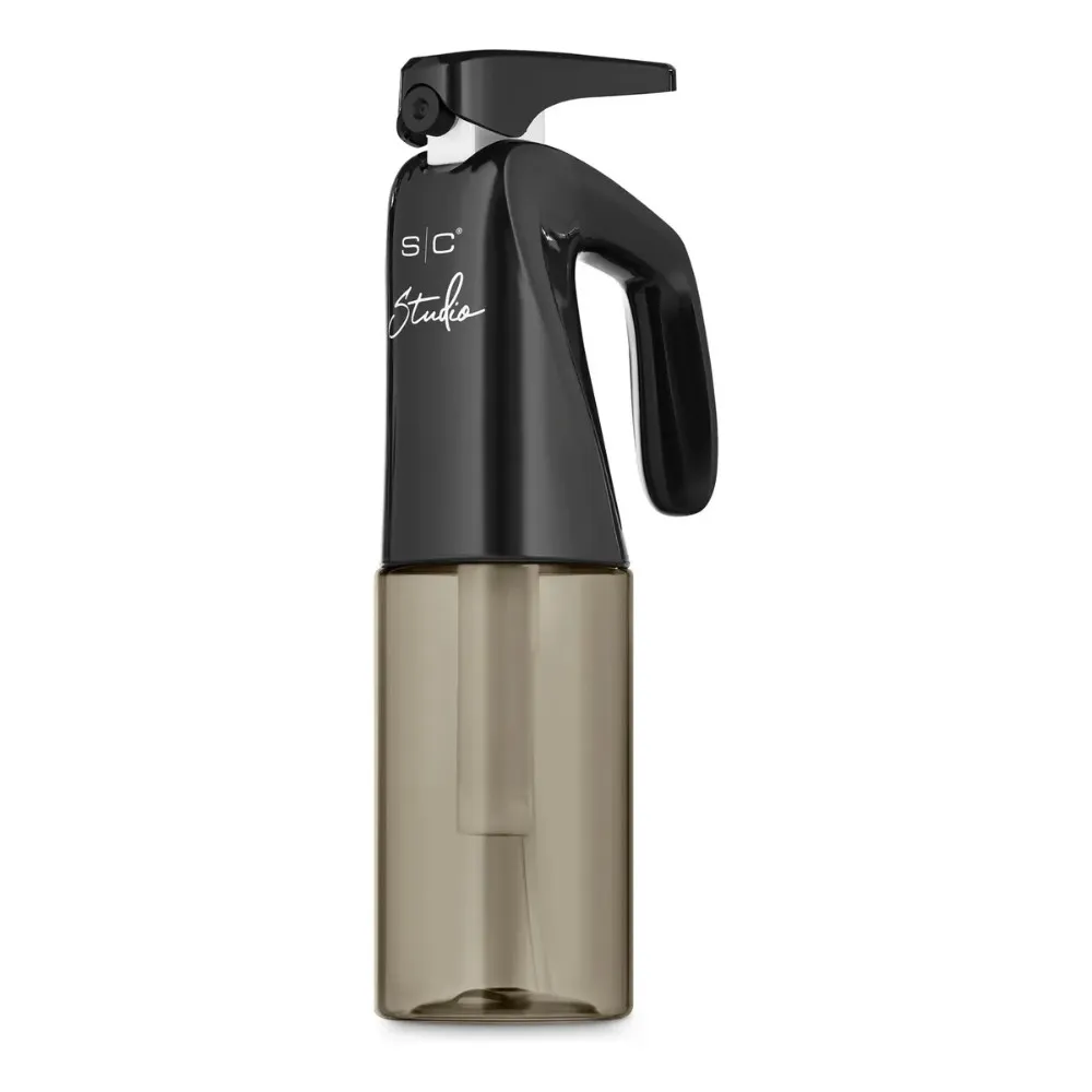 Atomizador De Botella Peluqueria Barberia Stylecraft 6.8 Oz Color Negro