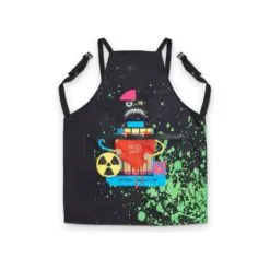Mandil Para Barbero Estilista Stylecraft Studio Apron Color Negro Radioactivo Black