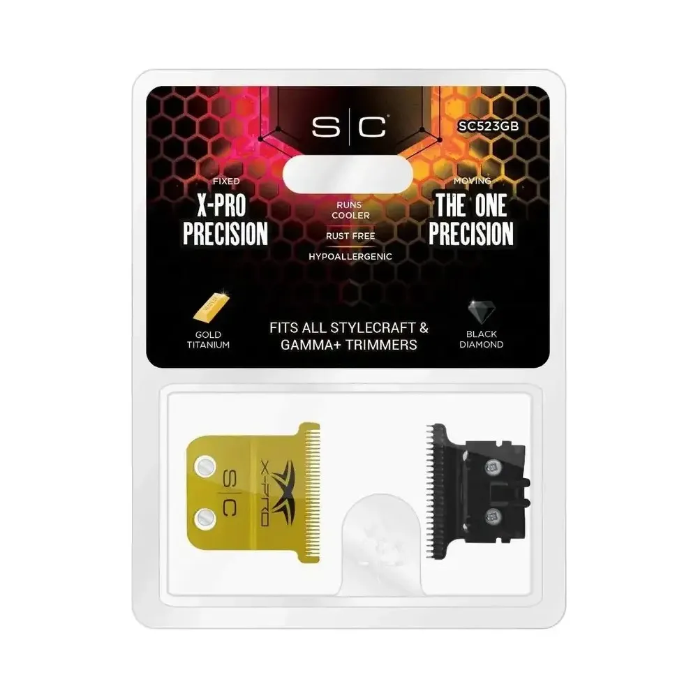 Set Cuchillas De Repuesto Para Trimmer Fixed X Pro Precision Dorado