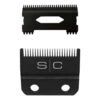 Set Cuchillas De Repuesto Para Maquina Clipper Fade Sc Negro