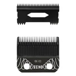 Set Cuchillas De Repuesto Para Clipper Echo Stylecraft Negro