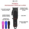 Cortapelo Profesional Modular Rebel Stylecraft Supertorque