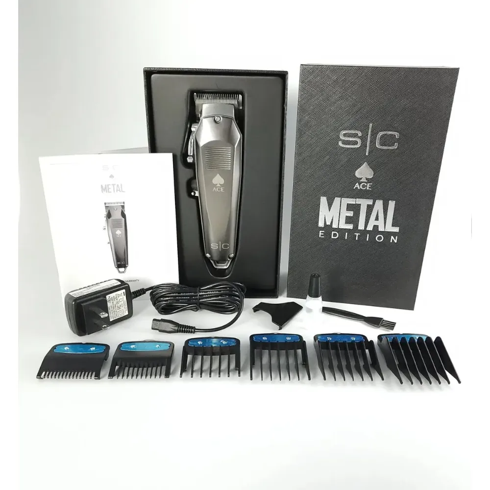 Recortadora De Cabello Ace Metal Clipper Stylecraft Plateado
