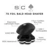 Rasuradora Barba Y Calvo Shaver 7 Foil Ace Stylecraft Negro