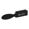 Cepillo Profesional Barbero De Madera Cerdas Naturales Negro