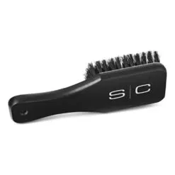 Cepillo Profesional Barbero De Madera Paddle Brush Sc Color Negro