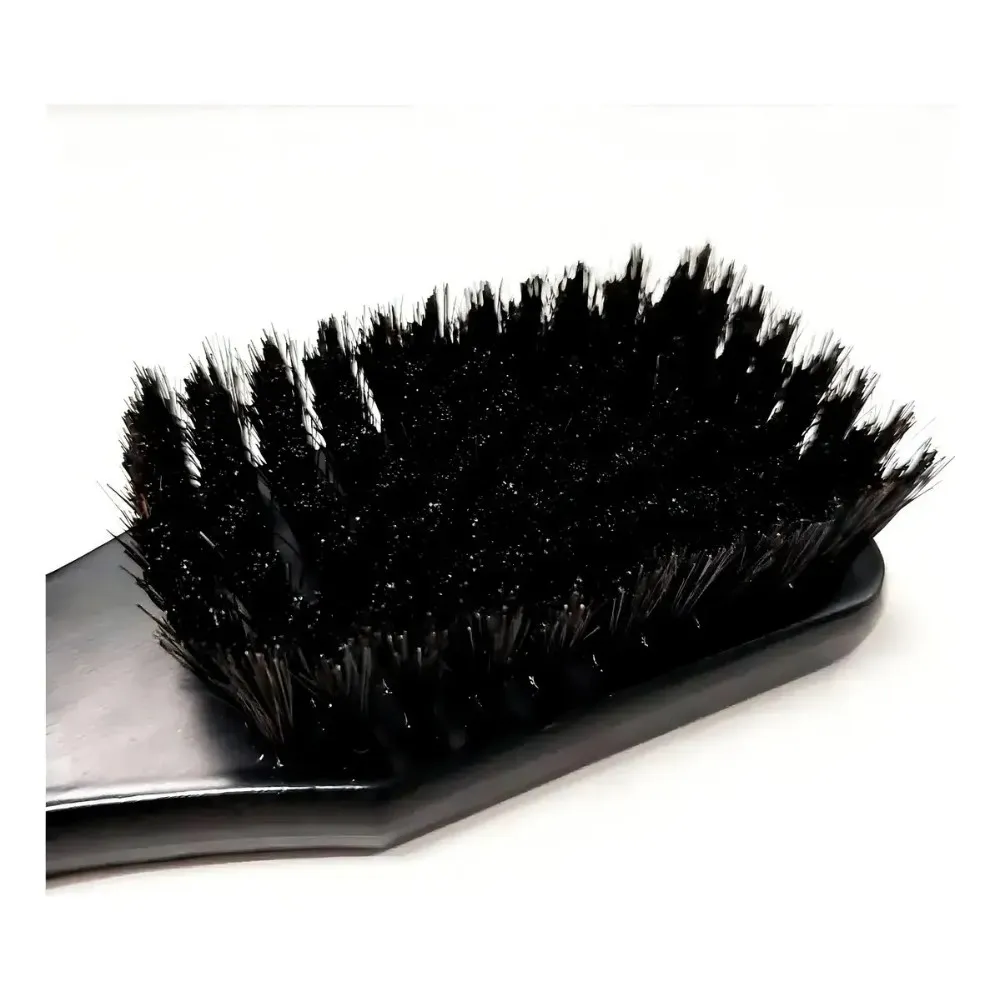 Cepillo Profesional Barbero De Madera Paddle Brush Sc Color Negro