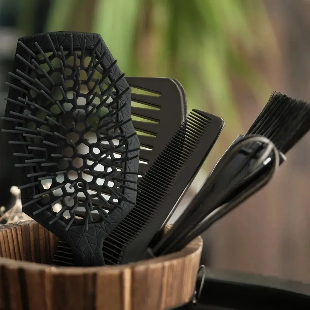 Cepillo Desenredante Cabello Stylecraft No Knots Detangler Negro