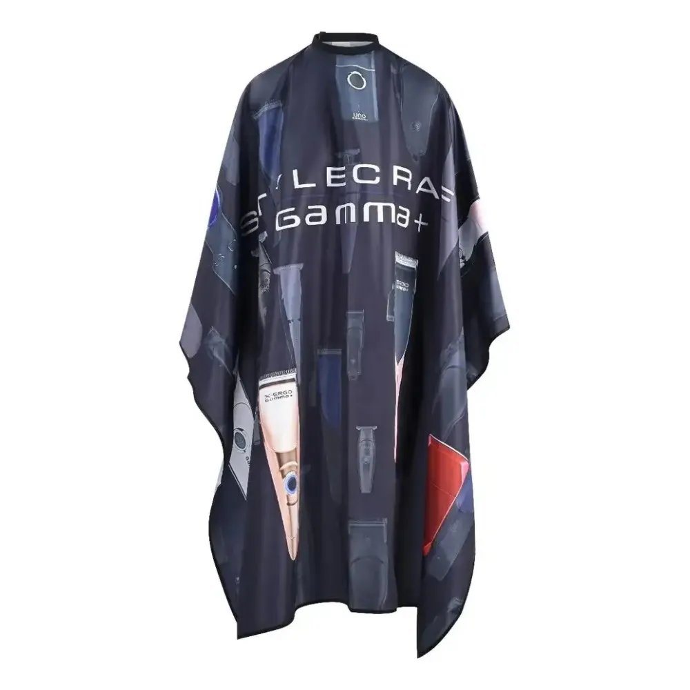 Capa De Barbero Estilista Peluqueria Gamma + Black Gamma Black Negro
