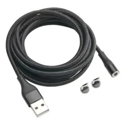 Cable De Carga Micro USB Magnetico Stylecraft Negro