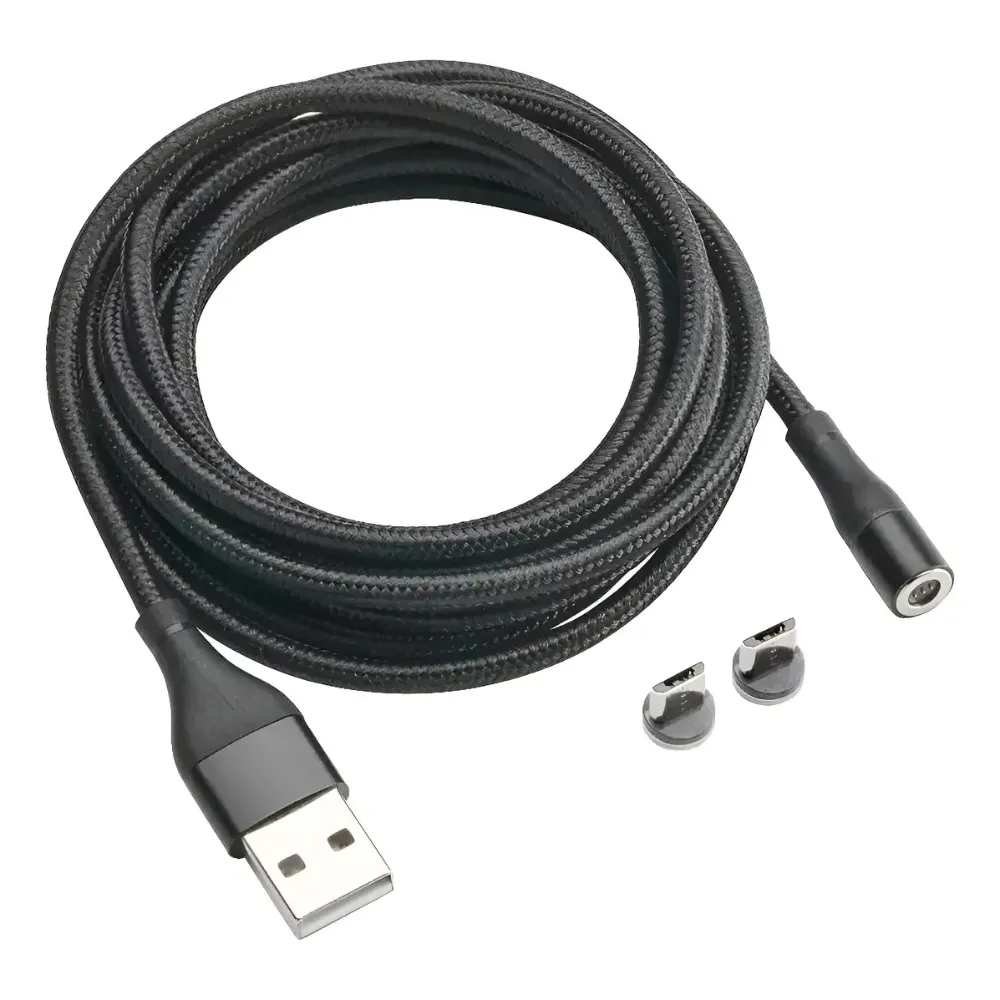 Cable De Carga Micro USB Magnetico Stylecraft Negro