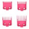 Juego De Peines Aumentos Magneticos Para Clipper Color Rosa Rosa