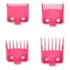 Juego De Peines Aumentos Magneticos Para Clipper Color Rosa Rosa