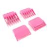 Juego De Peines Aumentos Magneticos Para Clipper Color Rosa Rosa