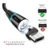 Cable De Carga USB-C Magnetico Stylecraft Negro