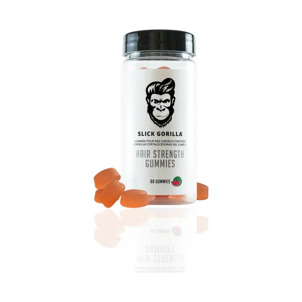 Gomitas Fortalecedoras De Cabello Slick Gorilla Hair Gummies Sandía