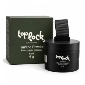 Toplock Polvo Capilar Maquillaje Negro 4 g