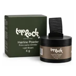 Toplock Polvo Capilar Maquillaje Castaño Claro 4 g